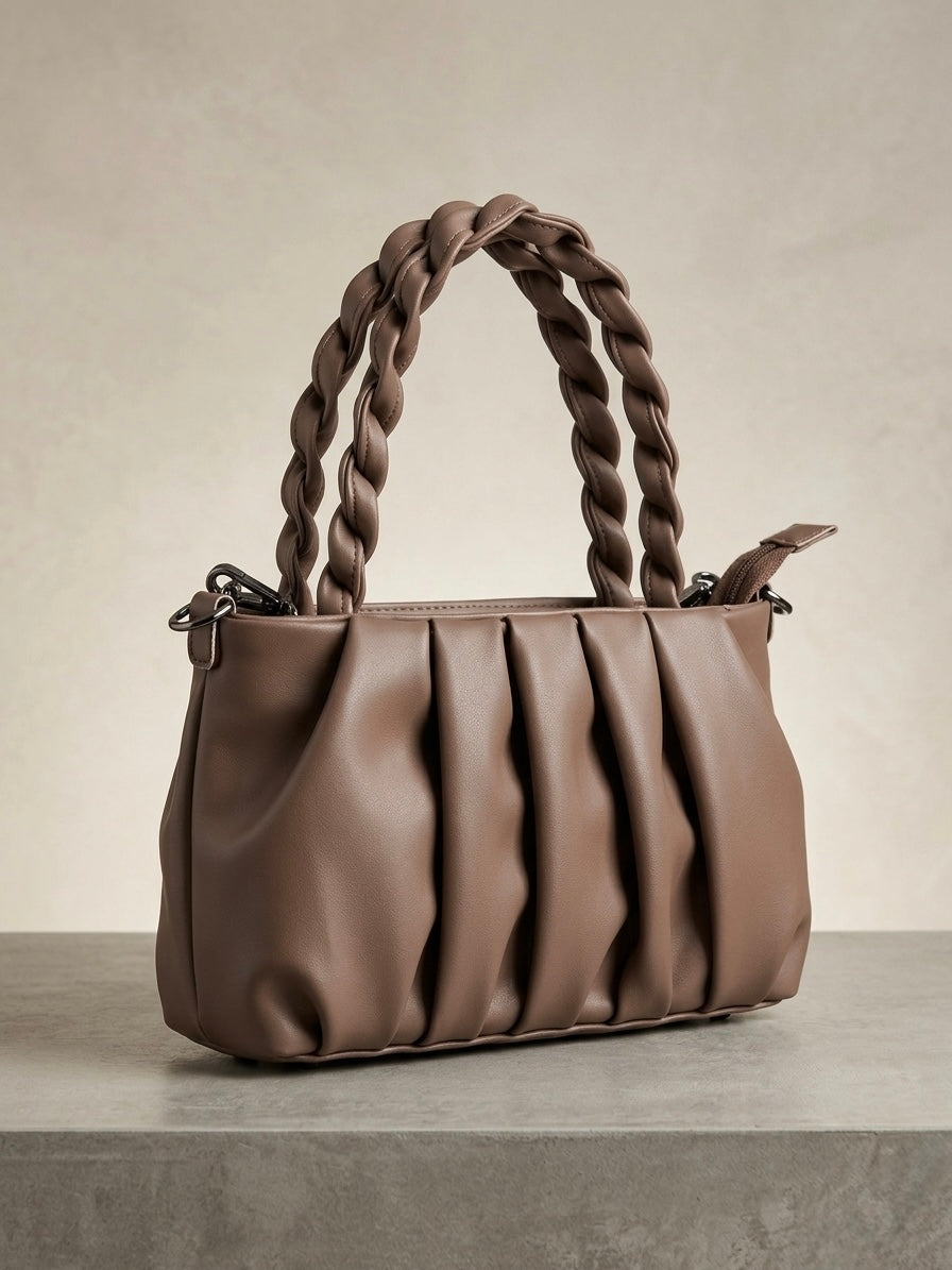 Brown mini shoulder bag