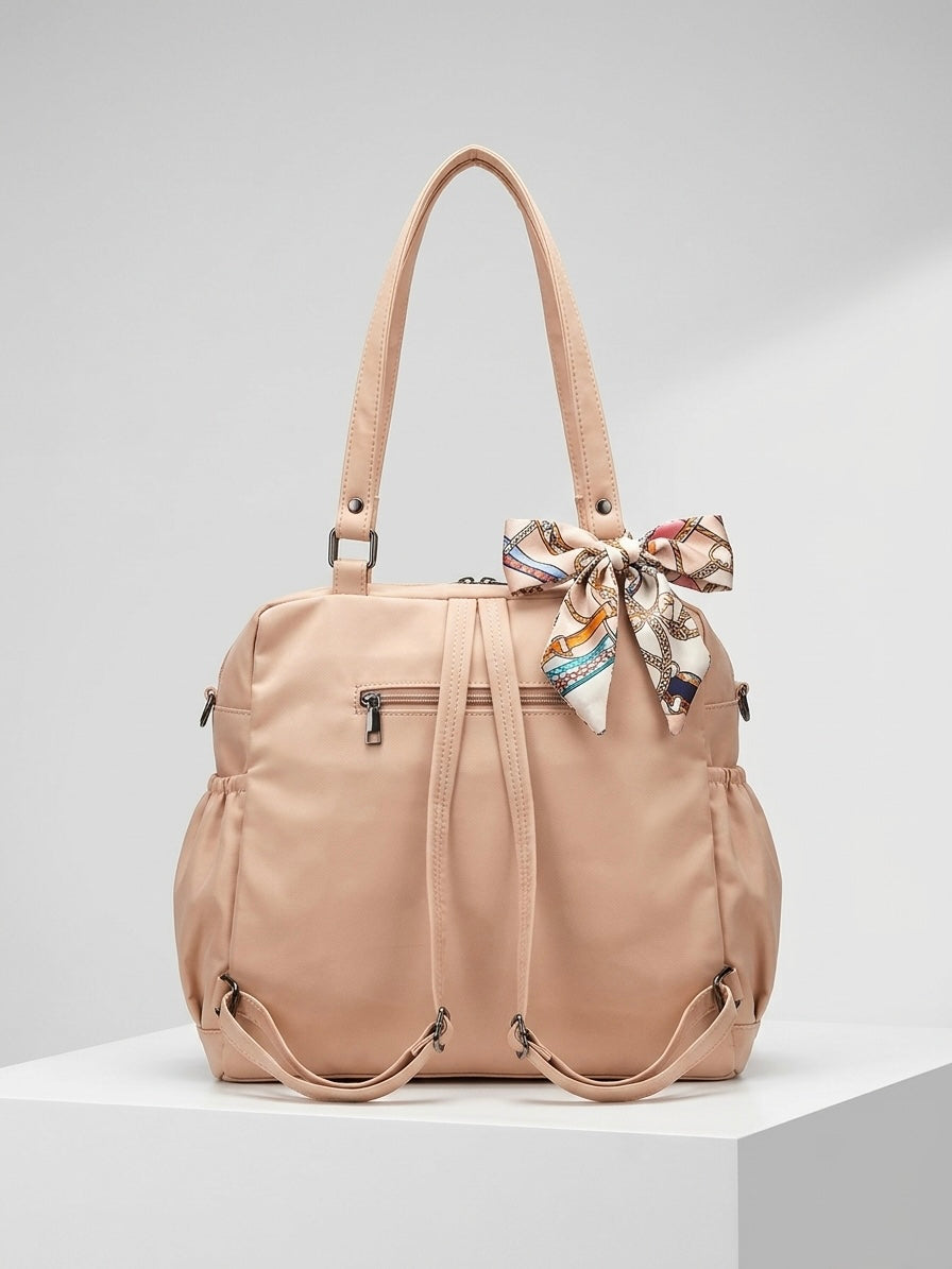 Beige Convertible Bag