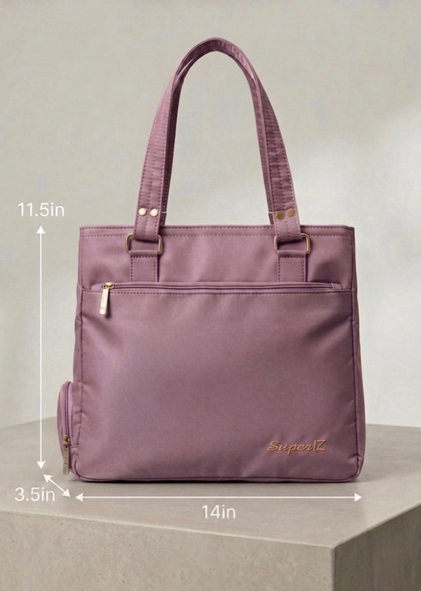 Pretty Pinkish mauve cloth bag