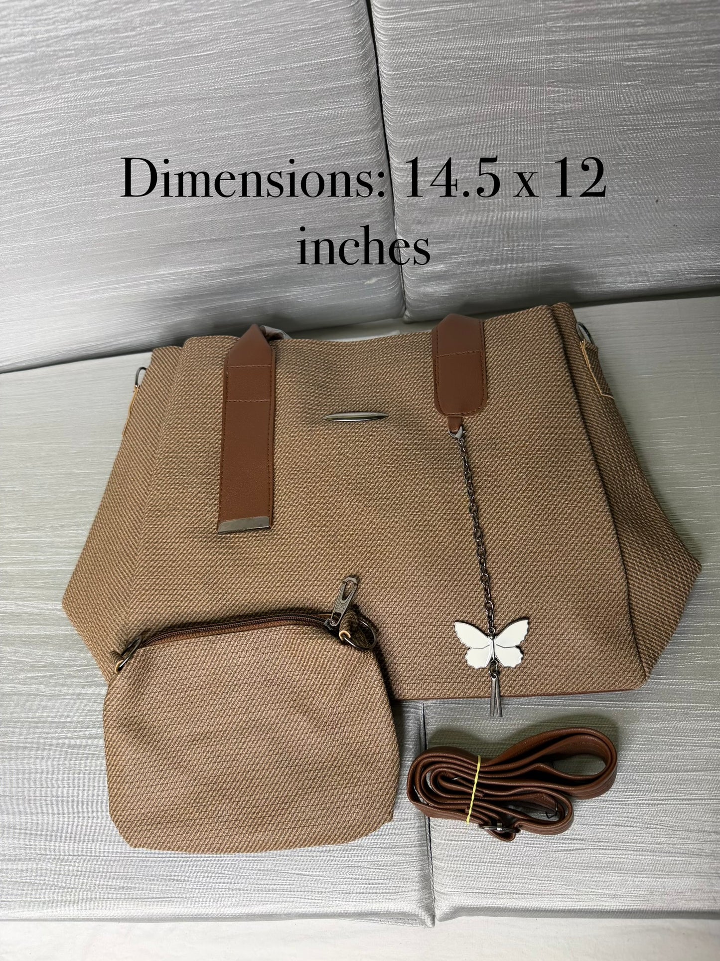 Light brown 2.0 soft tote bag