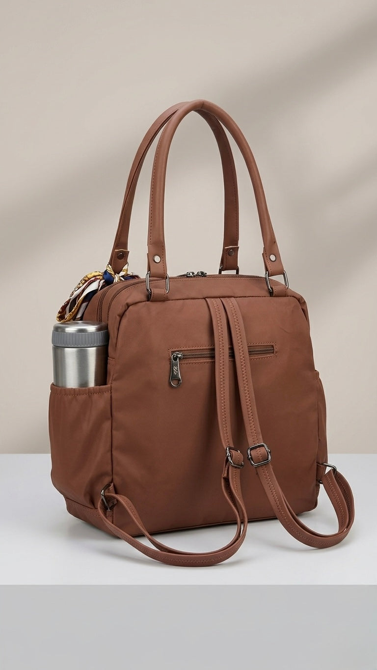 Brown Convertible Bag