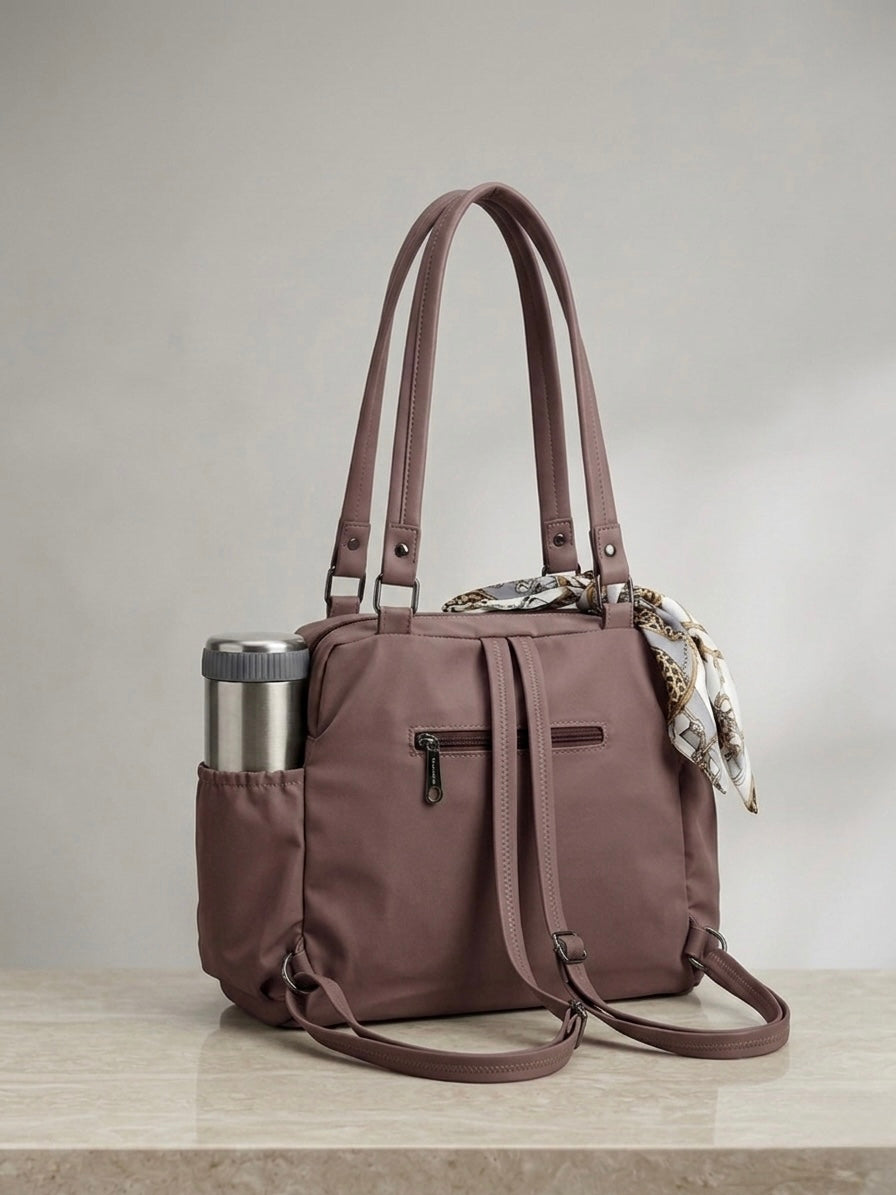 Mauve Pink Convertible Bag