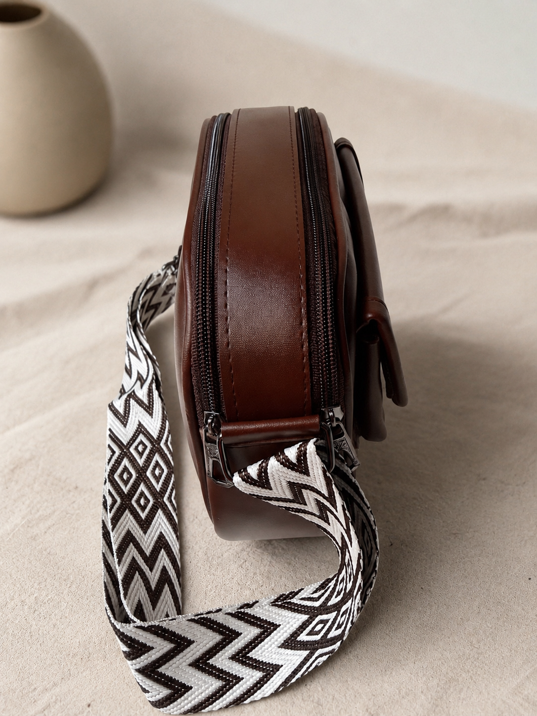 Maroon crossbody bag