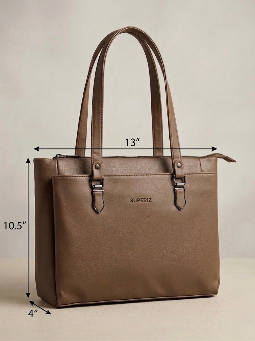 Superiz brown tote bag