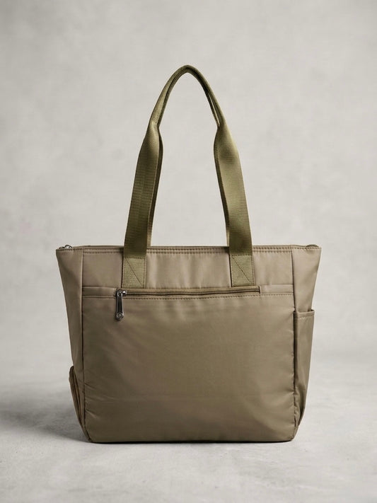 Khakhi Green Cloth Bag 2.0