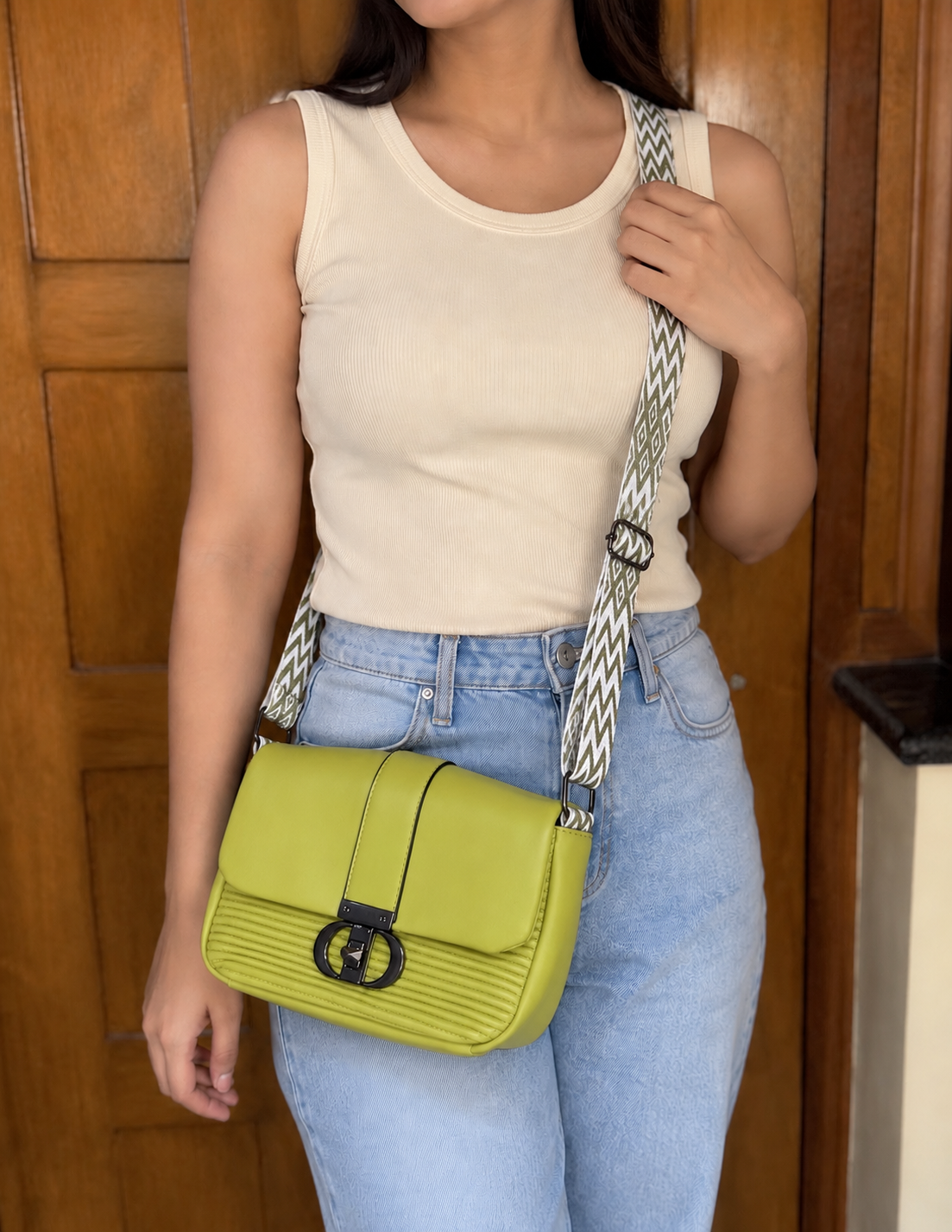 Neon crossbody bag