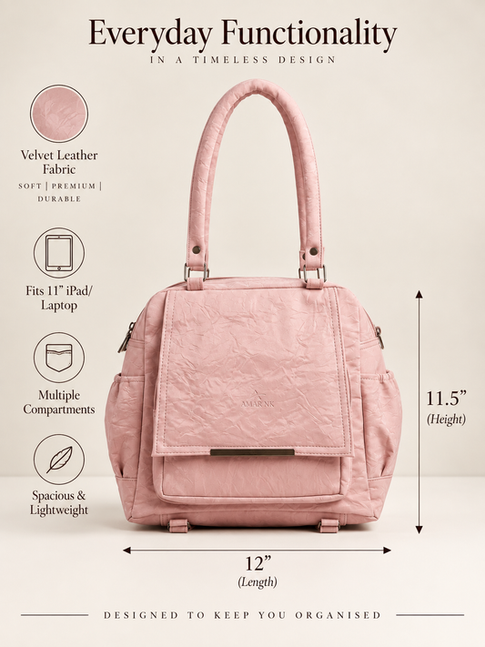 Light pink Convertible Bag