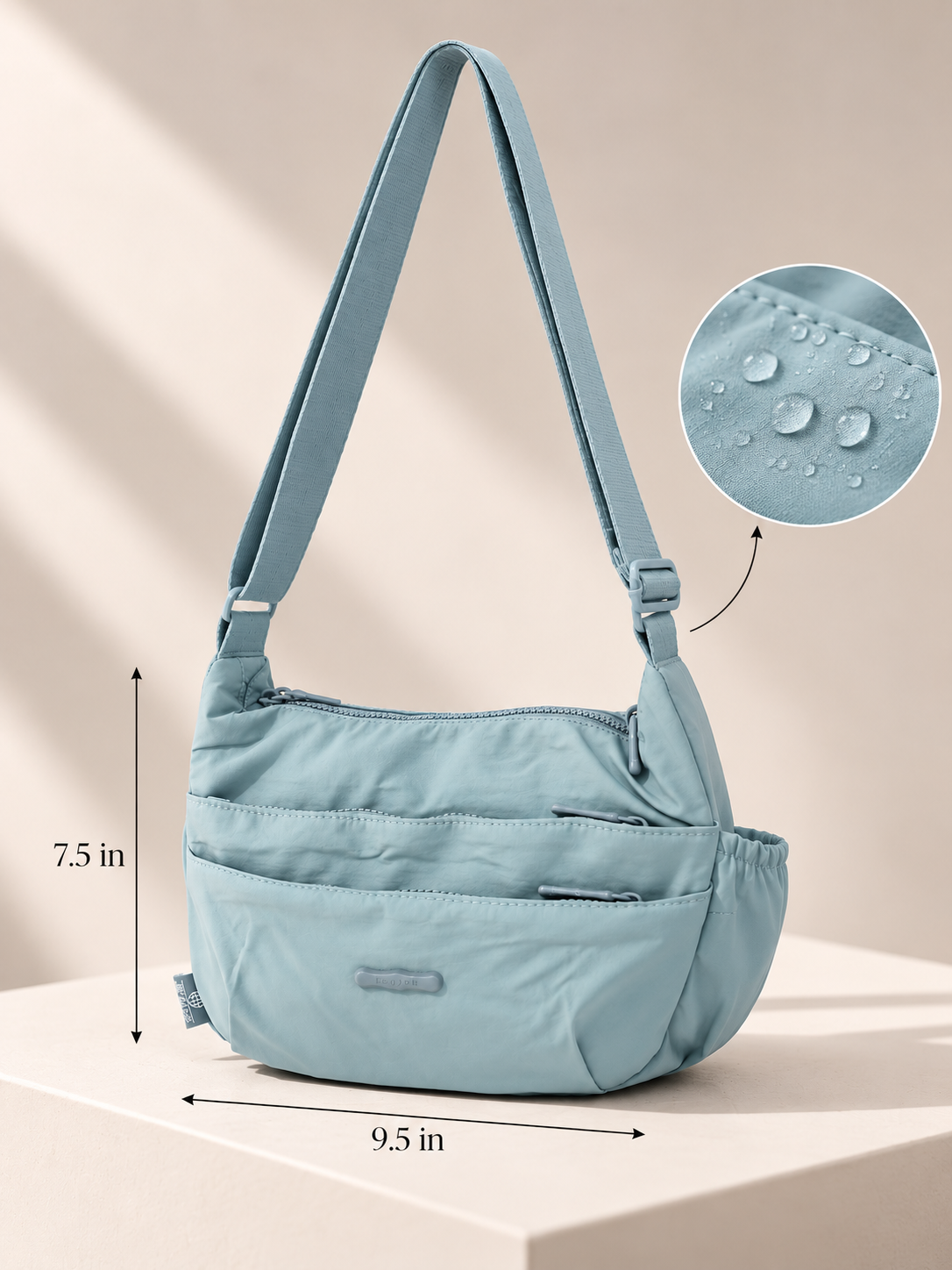 Pastel Blue Crossbody Bag
