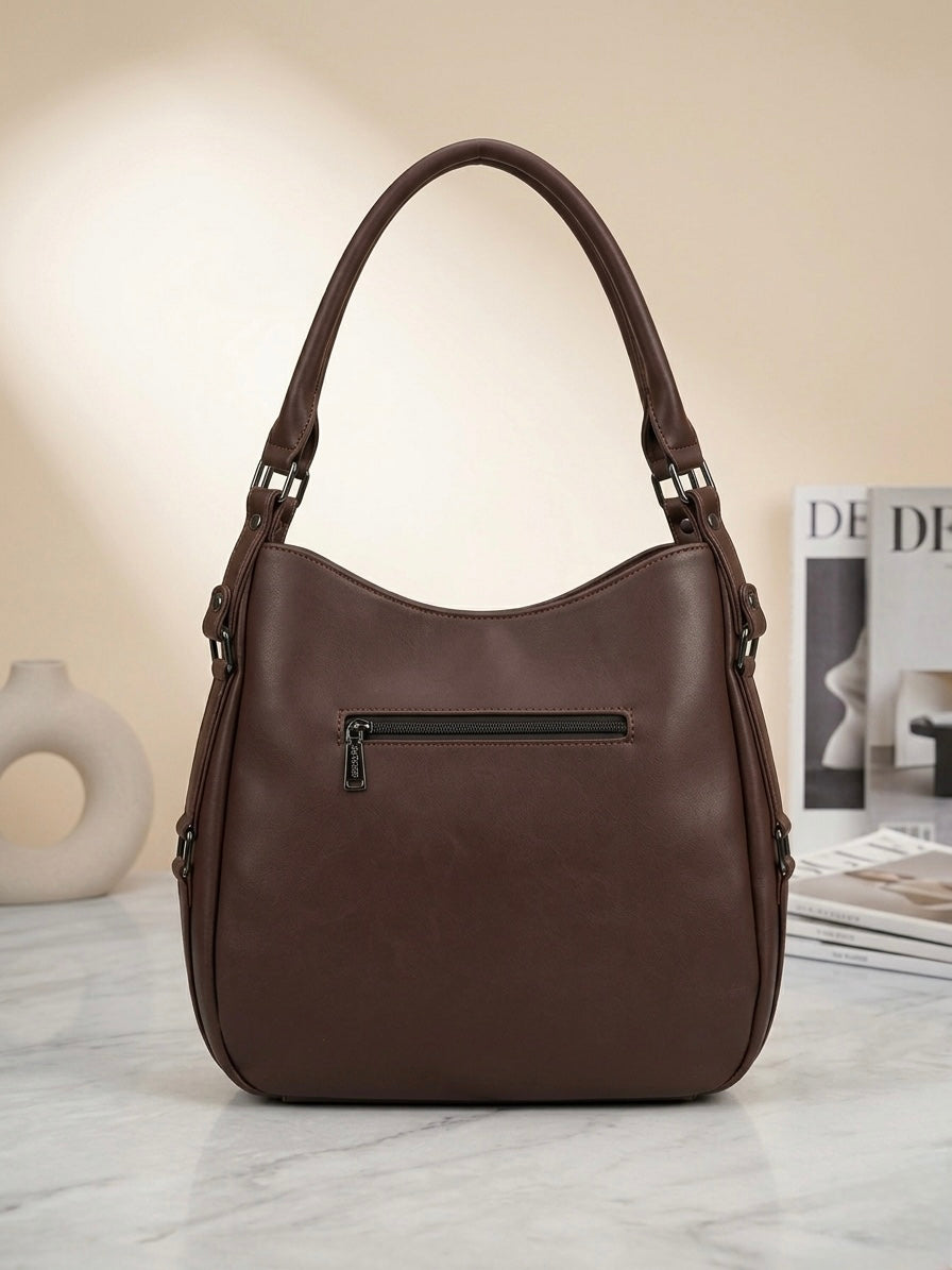 Ladyqueen brown hobo bag