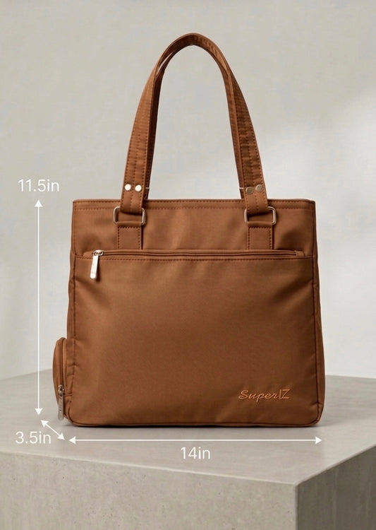 Chestnut brown cloth bag