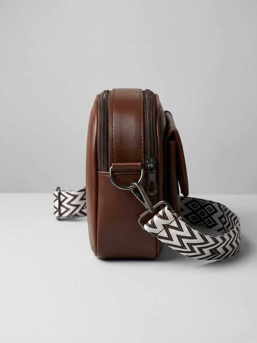 Maroon crossbody bag