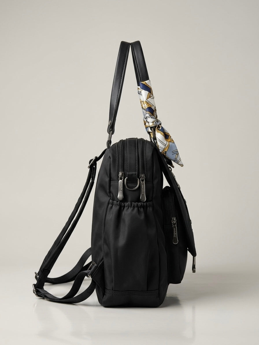 Classic Black Convertible Bag