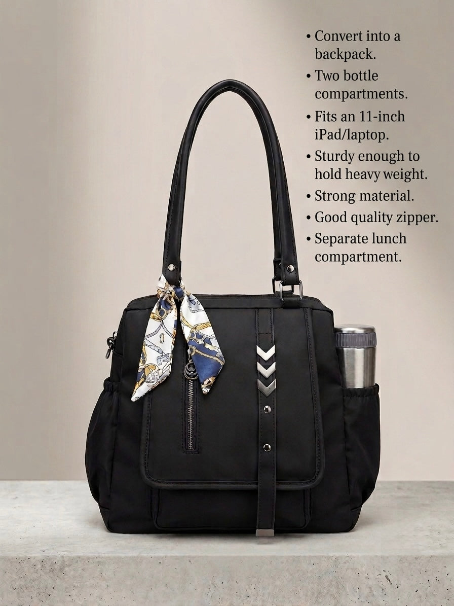 Classic Black Convertible Bag