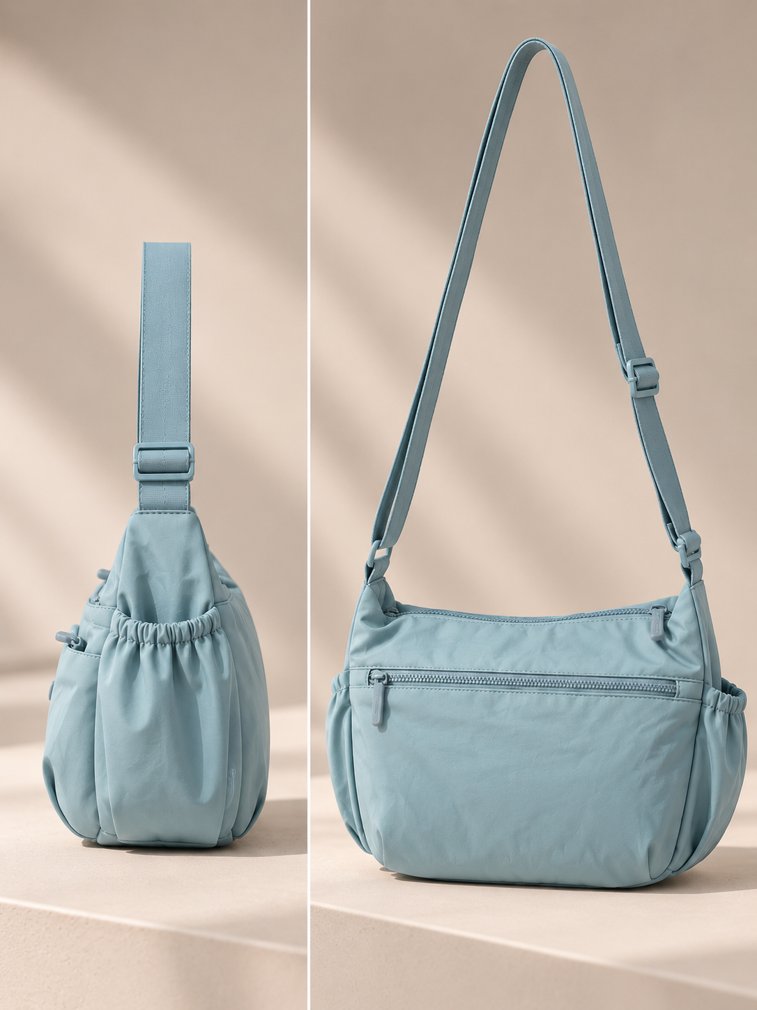 Pastel Blue Crossbody Bag