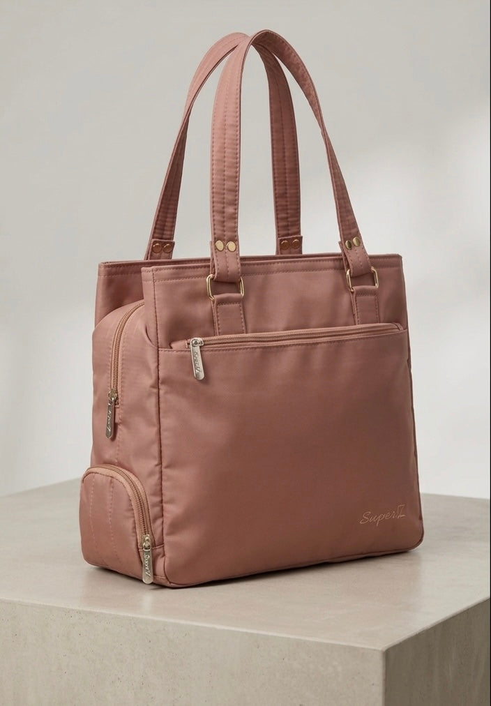 Peach cloth bag