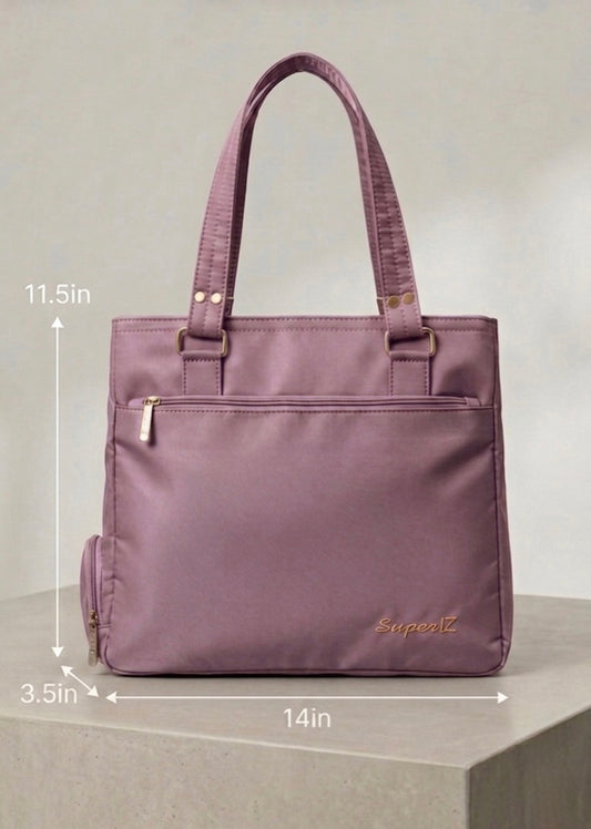Pretty Pinkish mauve cloth bag