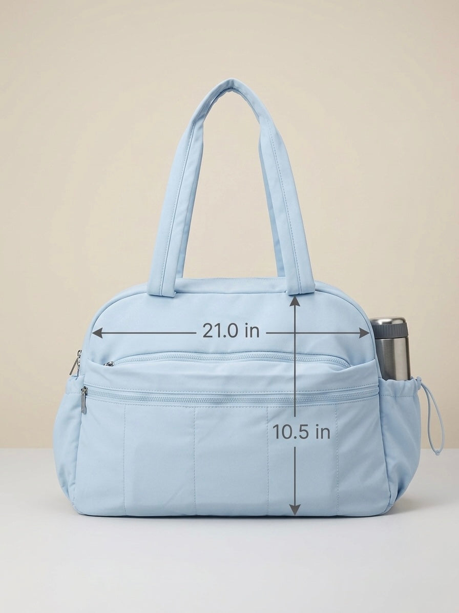 Blue tote plus duffle bag