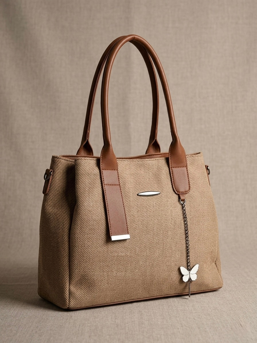 Light brown 2.0 soft tote bag