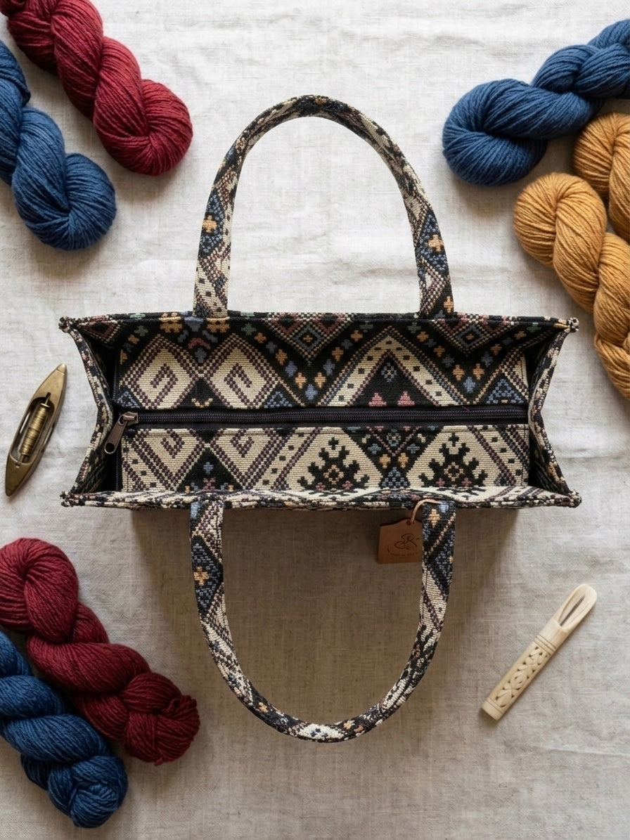 Midnight Mosaic Tote