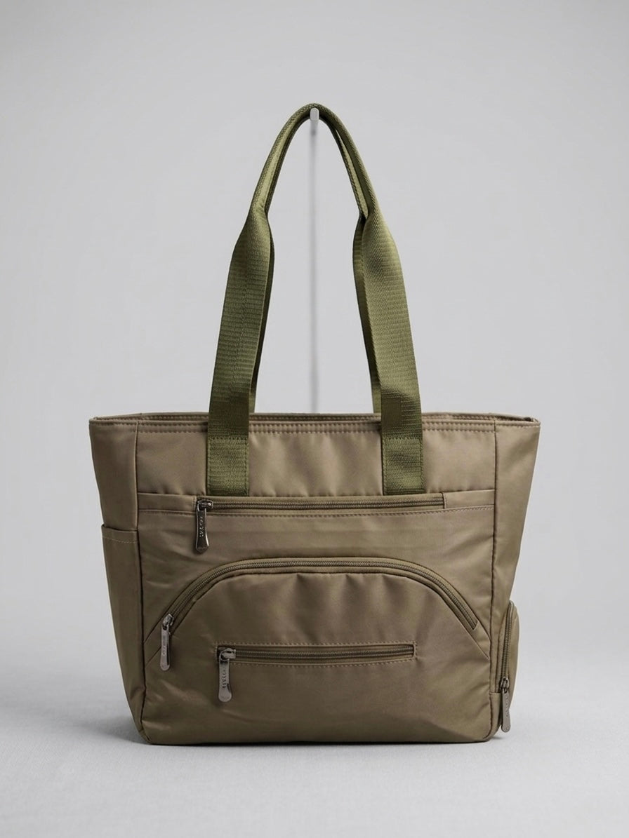 Khakhi Green Cloth Bag 2.0