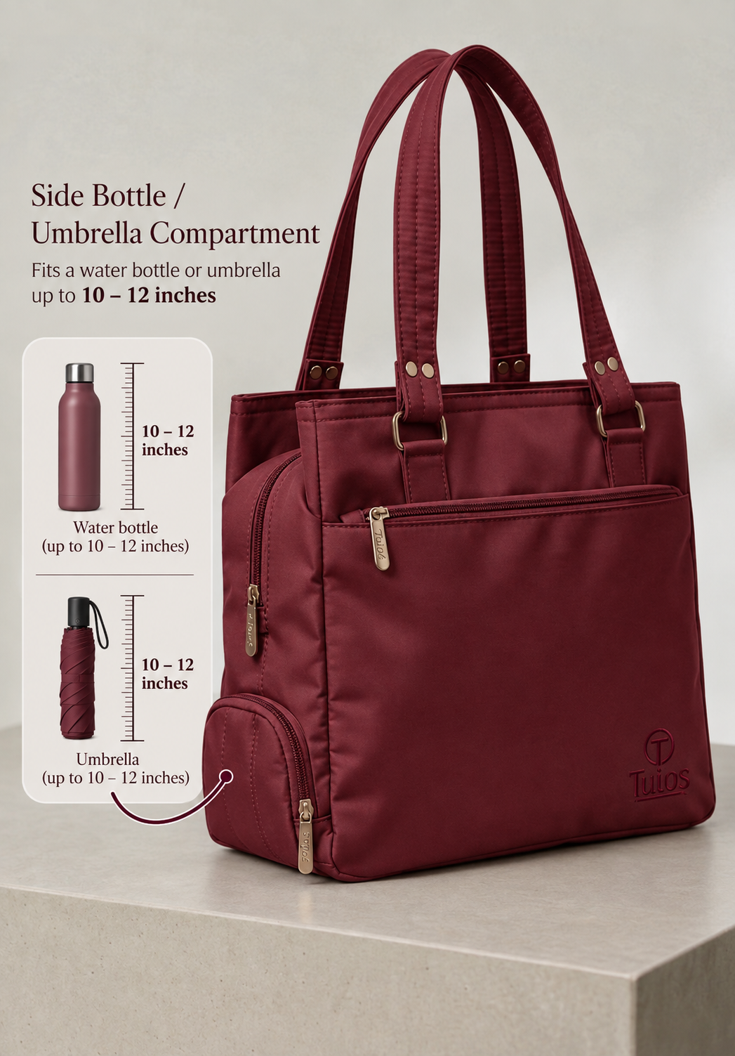 Wine Berry cloth bag