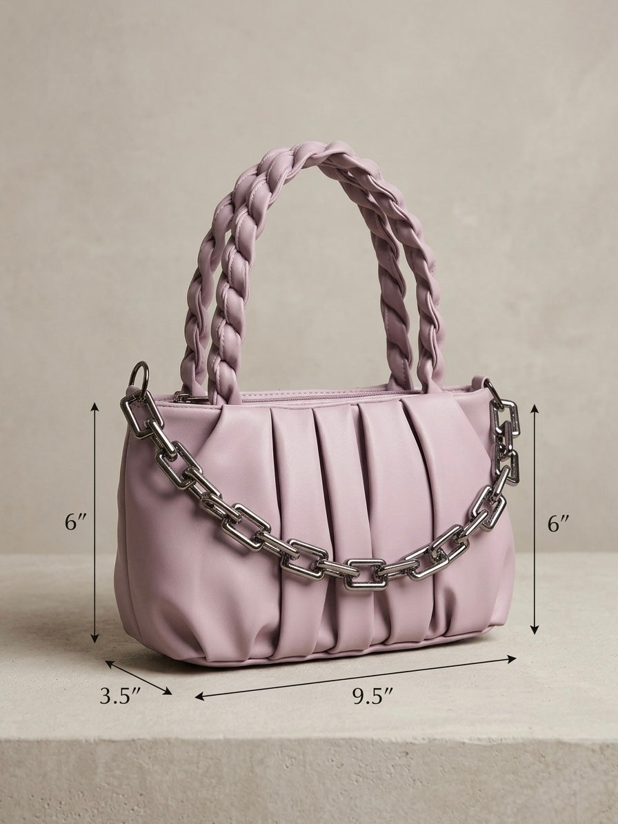 Light pink mini shoulder bag