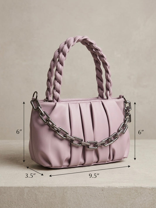 Light pink mini shoulder bag
