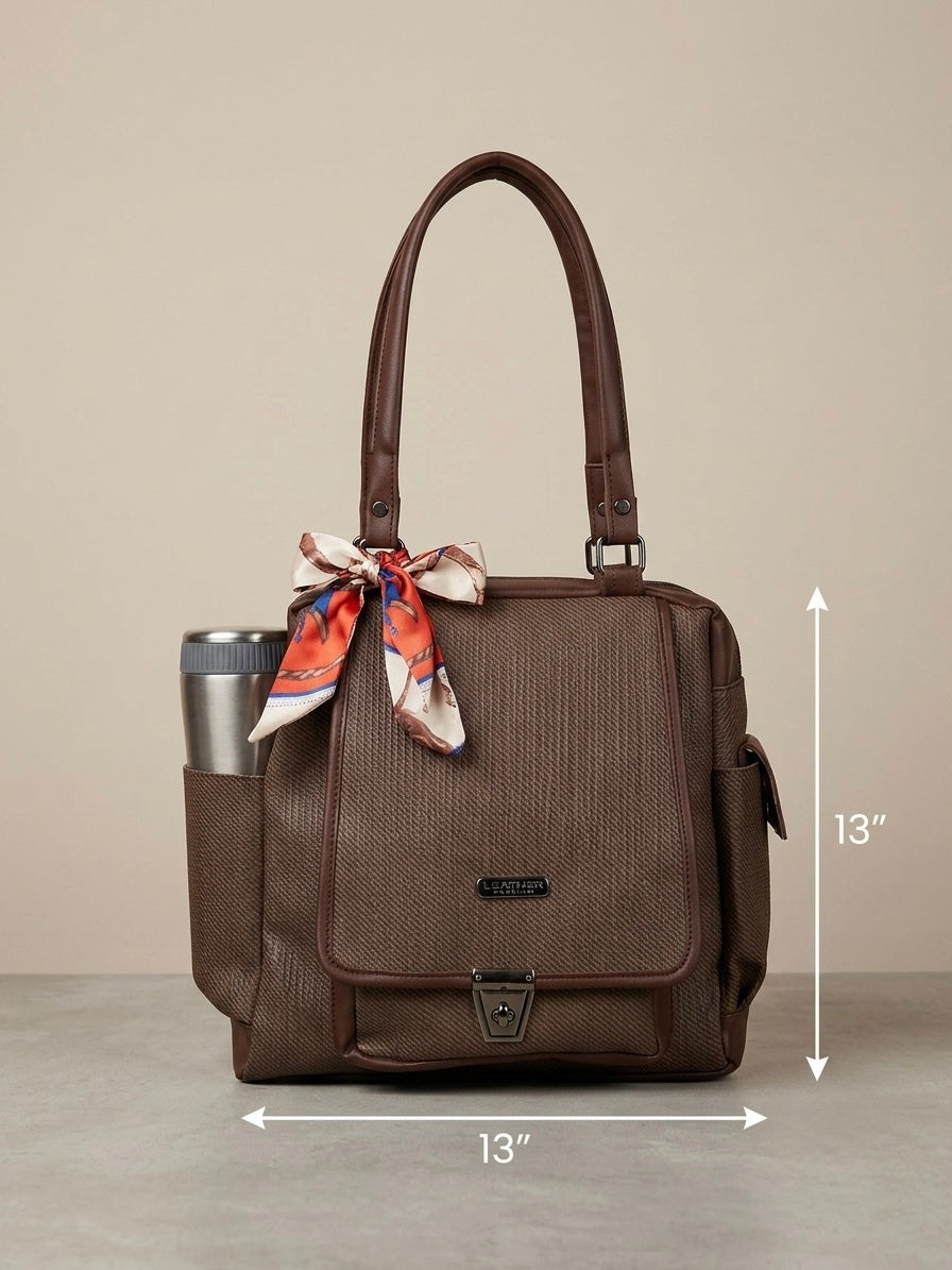Rich Brown Convertible Bag