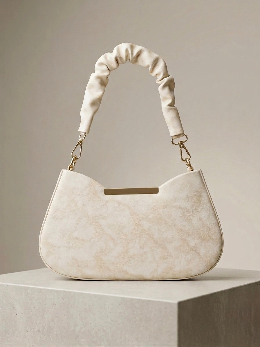Marble print bag