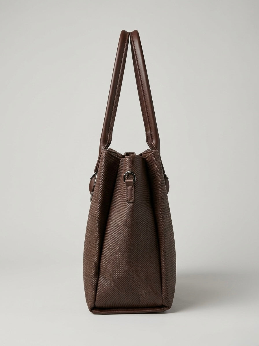 Dark Brown soft tote bag