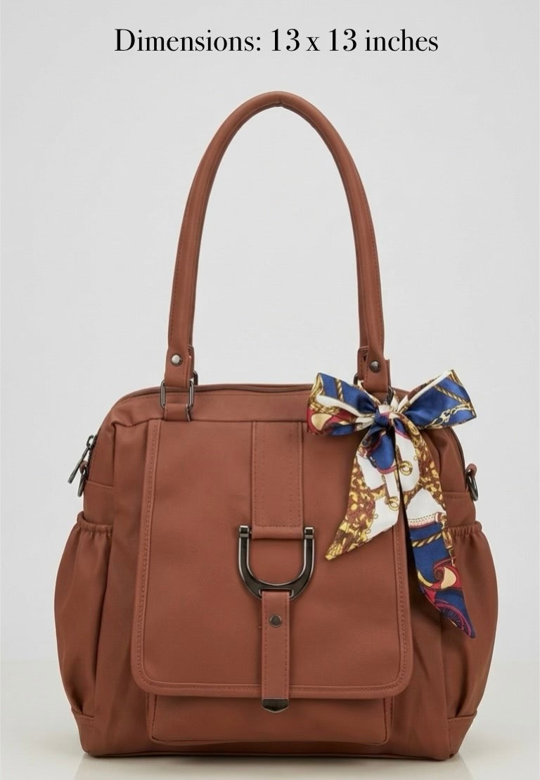 Brown Convertible Bag