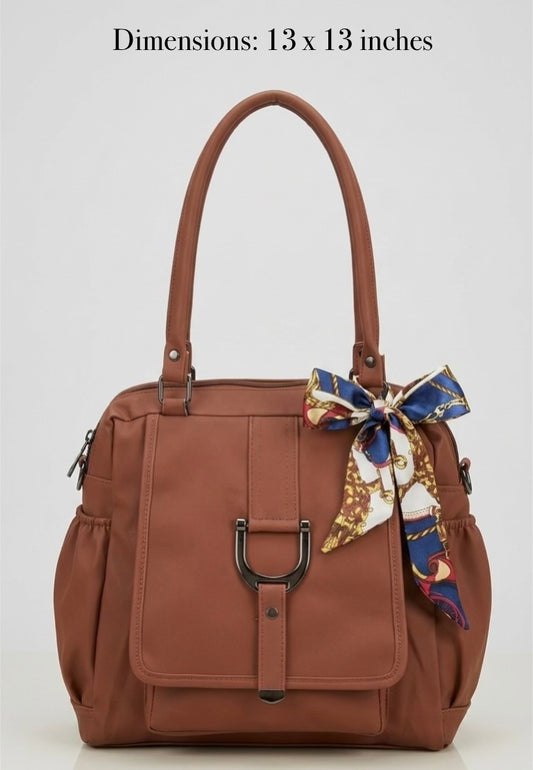 Brown Convertible Bag