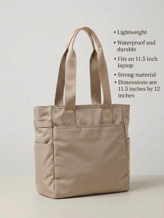 Ivory cloth tote