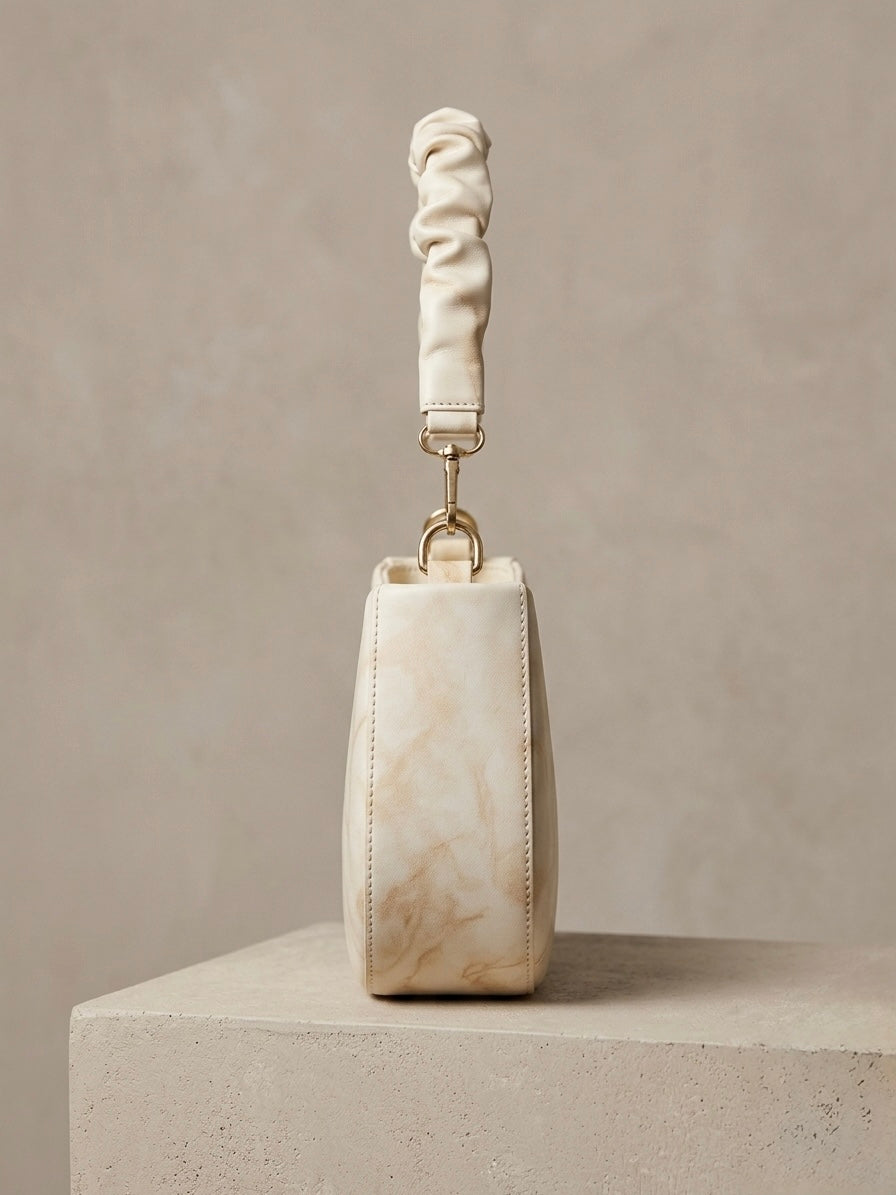Marble print bag