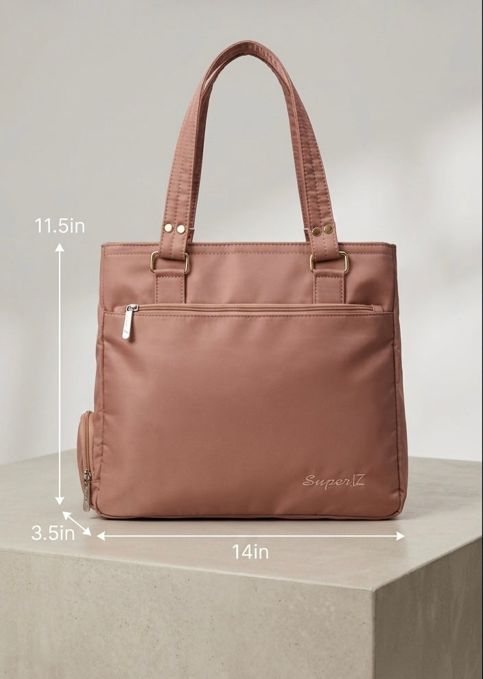 Peach cloth bag