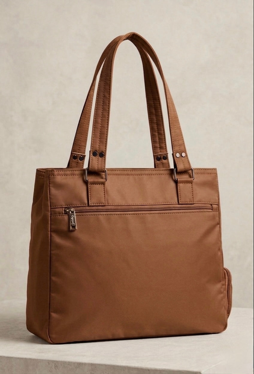 Chestnut brown cloth bag