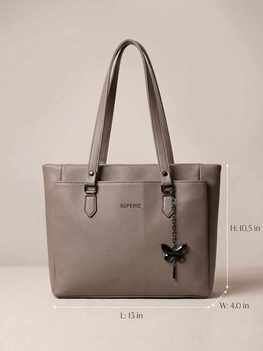 Superiz grey tote bag
