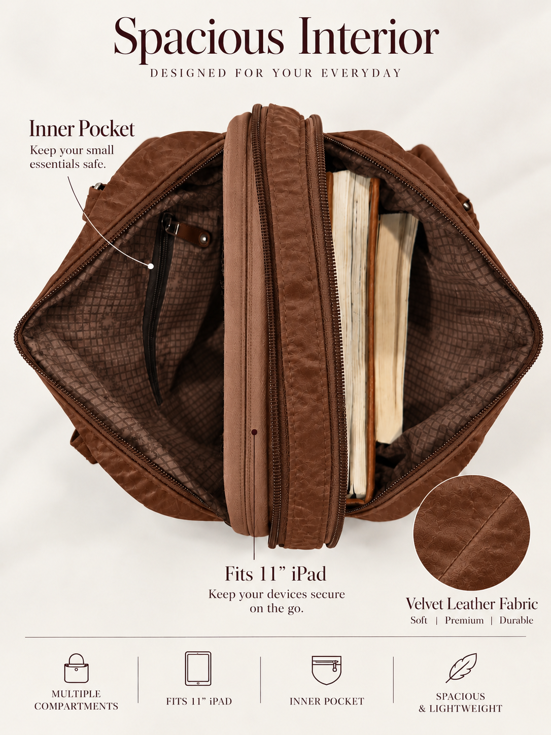Nutmeg Convertible Bag