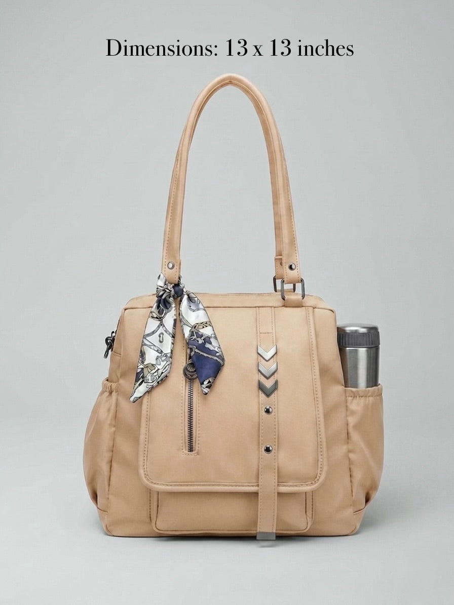 Beige Convertible Bag