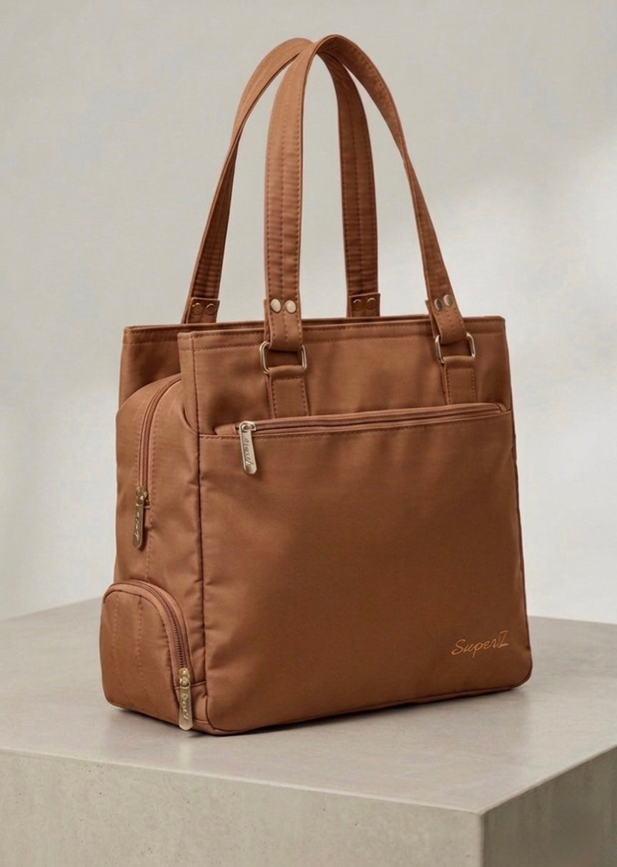 Chestnut brown cloth bag