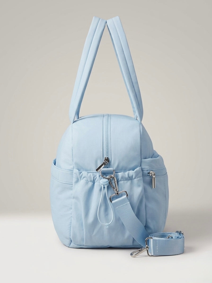 Blue tote plus duffle bag