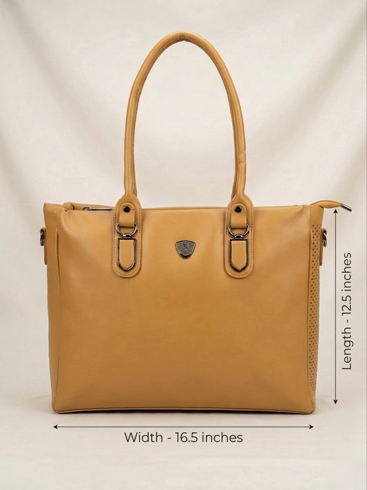Mustard tote bag