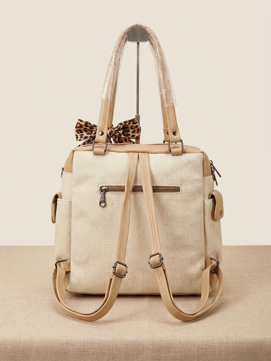 Beige Convertible Bag 2