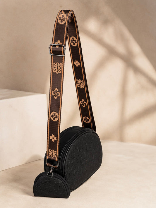 Black cross body bag