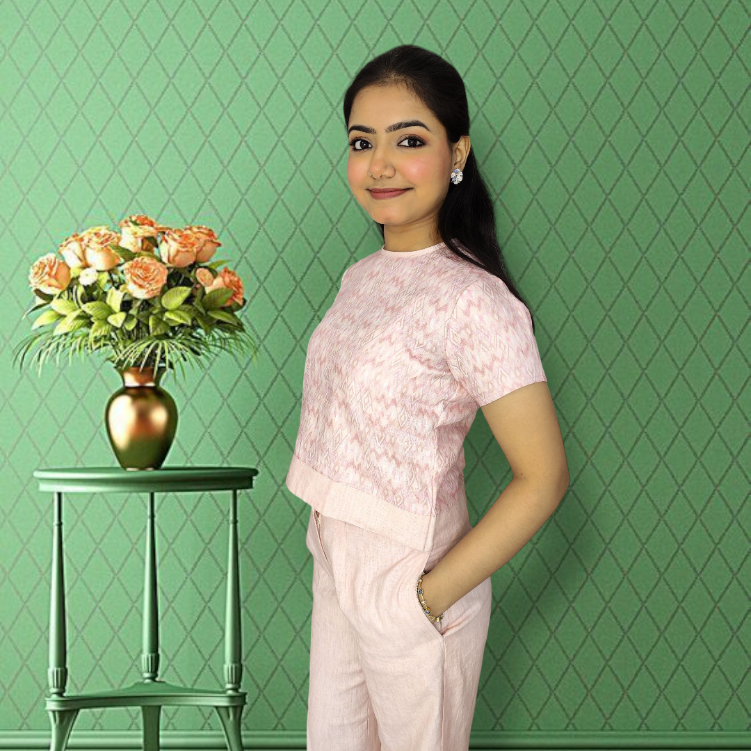 Blush Mood Pure Linen Co-ord