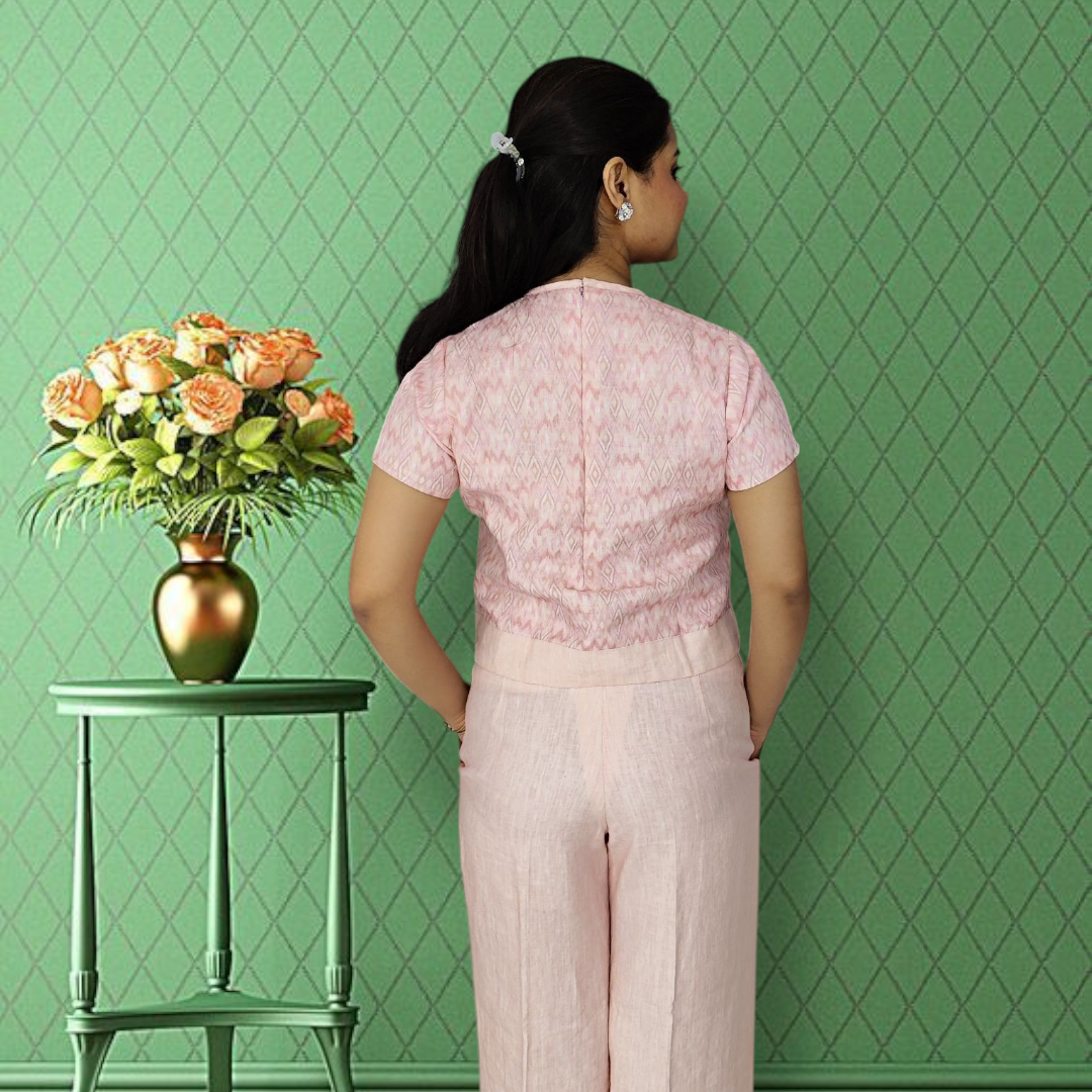 Blush Mood Pure Linen Co-ord