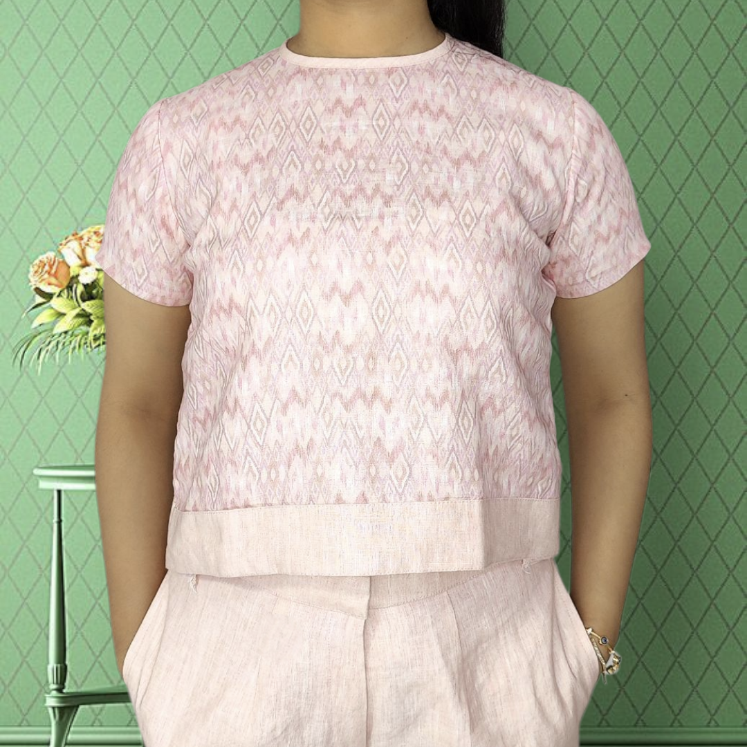 Blush Mood Pure Linen Co-ord