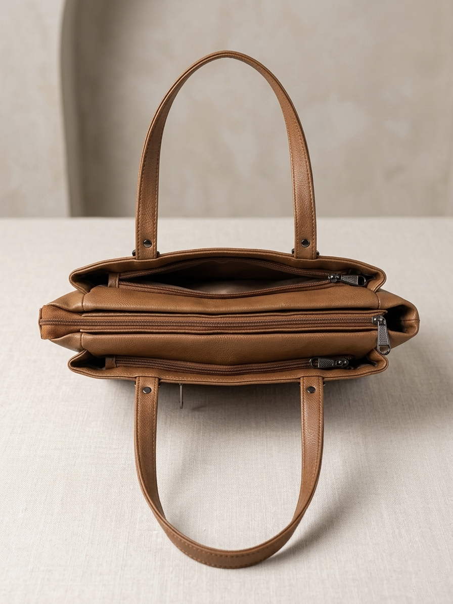 Superiz brown 2.0 tote bag