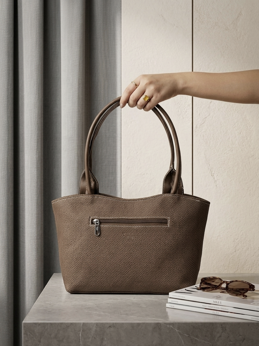 Brown shoulder bag